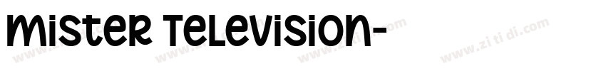 Mister Television字体转换